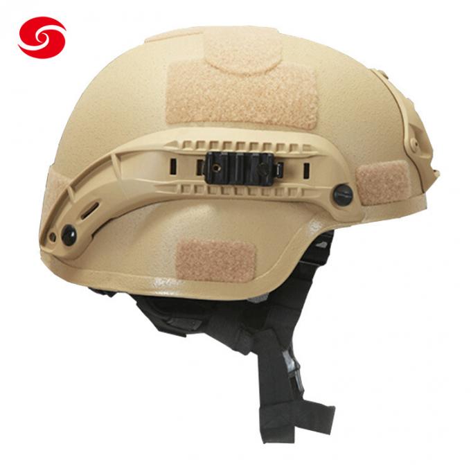 Khaki Us Nij Iiia PE Aramid Army Bullet Proof Helmet/Police Military Tactical Mich Bulletproof Helmet