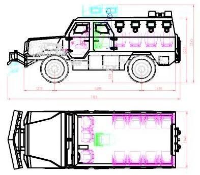 Anti Riot Vehicle/Army Anti-Riot Wheeled Police Armoured Truck/4X4 Military Chassis Nr3 Anti Riot Truck