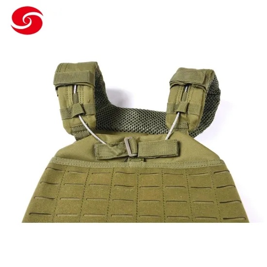 Multifunctional Pouches Laser Cut Army Green Military Police Tactical Molle Vest