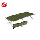 Army Green Outdoor Camping Bed  Aluminum Frame Military
